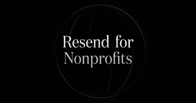 Resend for Nonprofits